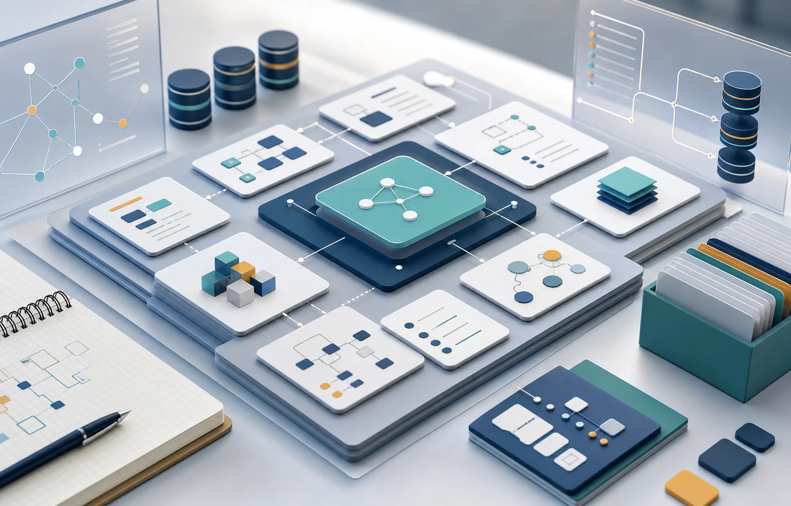 تصویر مفهومی اصطلاحات System Design
